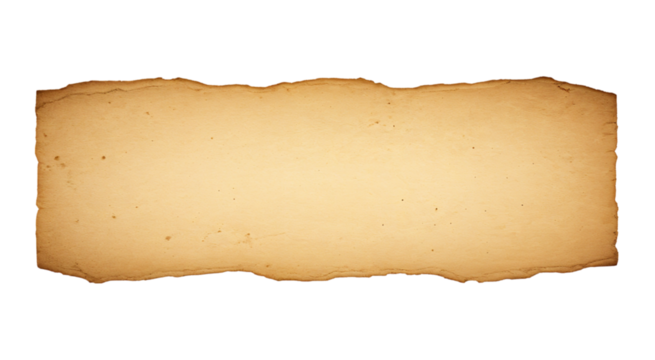 細長い古い紙片のテクスチャー