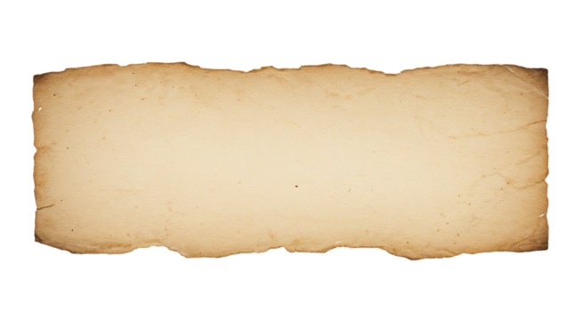 細長い古い紙片のテクスチャー