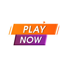 Play Now Button Sticker PNG | Colorful Gaming Call to Action Label,Play Now Sticker, Play Now Png