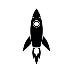 rocket isolated on white background
