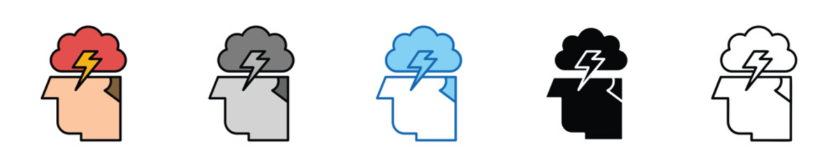 Idea Icons Set – Editable Vector Icons in Multiple Styles