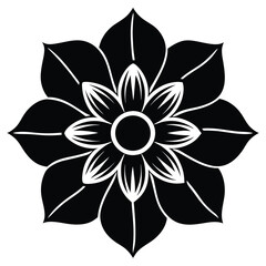 Floral vector set of spring blossom icons