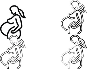 Fototapeta premium Minimalist line art, duffle bags, simple black and white sketches, cylindrical travel bags, iconic luggage designs, clean outlines, stylized handbags, repeating pattern, fashion accessories illustrati