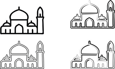 Minimalist line art, duffle bags, simple black and white sketches, cylindrical travel bags, iconic luggage designs, clean outlines, stylized handbags, repeating pattern, fashion accessories illustrati