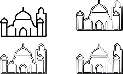 Minimalist line art, duffle bags, simple black and white sketches, cylindrical travel bags, iconic luggage designs, clean outlines, stylized handbags, repeating pattern, fashion accessories illustrati