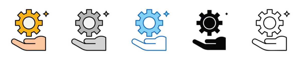 Practice Icons Set – Editable Vector Icons in Multiple Styles