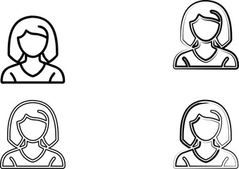 Simple geometric figures, minimalist human shapes, male and female symbols, bathroom sign icons, black and white line drawings, gender representation, stylized pictograms, abstract human forms, circul