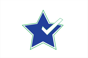 check mark set. check mark on hand. verified check mark icon. right icon.. vector illustration.
