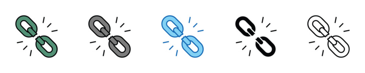 Strength Weakness Icons Set – Editable Vector Icons in Multiple Styles