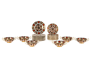 vector illustration of an abstract background Royal Crown Derby Dinnerware 