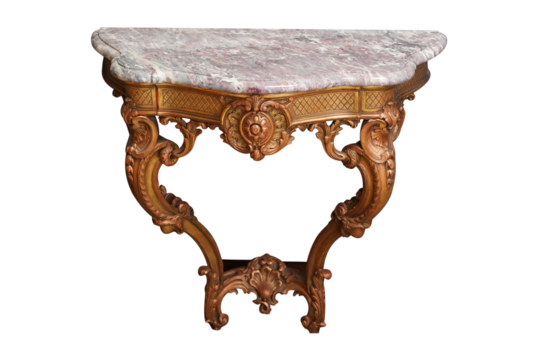 antique wooden chair  Louis Xv Period Console Table