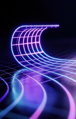 abstract blue background with lines