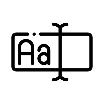 large text line icon