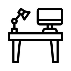 desk line icon