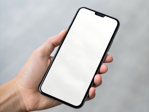 hand holding smart i phone 16 pro max