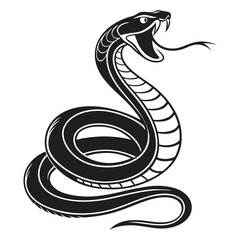Powerful Cobra Tattoo Design Vector Art
