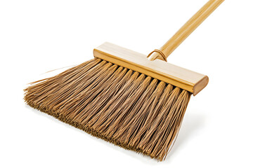 Sweep Clean with Bamboo Broom, Efficient Cleaning