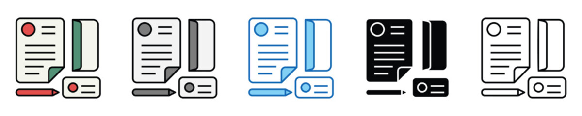 Branding Icons Set – Editable Vector Icons in Multiple Styles