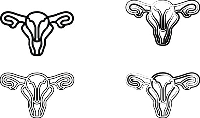 Simple geometric figures, minimalist human shapes, male and female symbols, bathroom sign icons, black and white line drawings, gender representation, stylized pictograms, abstract human forms, circul