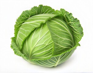 Obraz premium Fresh Green Cabbage Close-Up