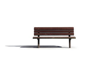 Park Bench: Wooden Seat Outdoor Rest