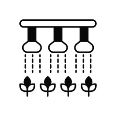Irrigation System icon vector stock illustration