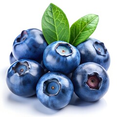 Obraz premium Honeyberries, fresh and ripe, elongated oval shape, deep blue to purple skin, soft matte bloom, juicy texture, whole and sliced