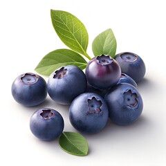 Obraz premium Huckleberries, fresh and ripe, deep purple-blue color, clustered and individual berries