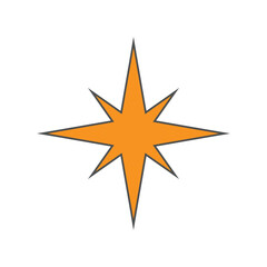 vector illustration of a star