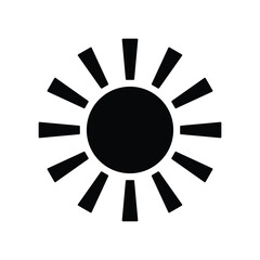 abstract sun icon