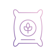 Seed Bag icon vector stock illustration
