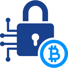 Bitcoin Encryption Icon