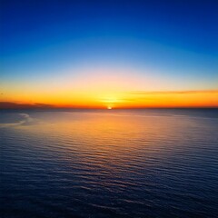 柔らかな光が広がる朝の空と清らかな雰囲気の風景