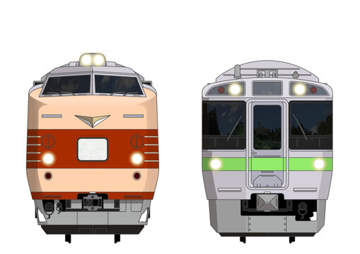 北海道の列車No.8_781系 / 721系4000番台_Japanese Railroad Cars in "Hokkaido"
