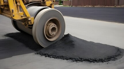 Spreading Asphalt Concrete.generative.ai