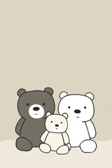 Fototapeta premium teddy bear letterhead layout