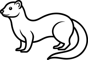 vector illustration of a polar bear