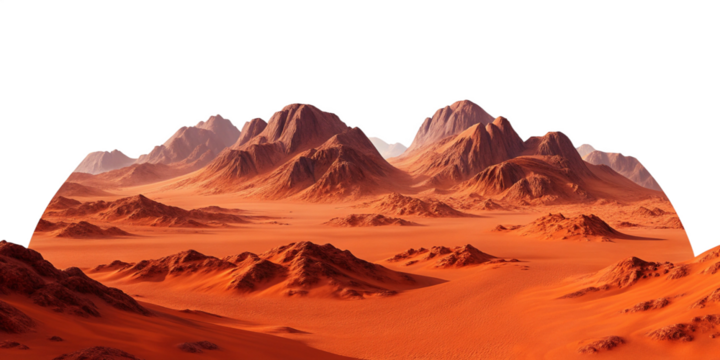 Mars Planet Landscape with Rocky Mountains and Sand Terrain – Isolated Transparent Background

Red Planet Mars Desert Scene with Craters and Rocks – Cutout PNG for Sci-Fi Design
