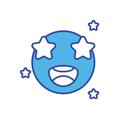 Amazing icon vector stock illustration