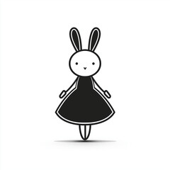 Obraz premium ウサギのアイコン。