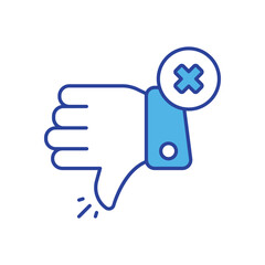 Dislike icon vector stock illustration © Khadija