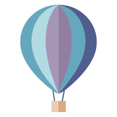 Naklejka premium Air-balloon no-face no background side view 