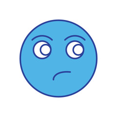 Fototapeta premium Meh icon vector stock illustration