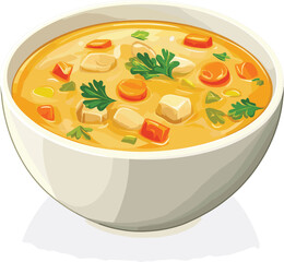 chicken soup with vegetables