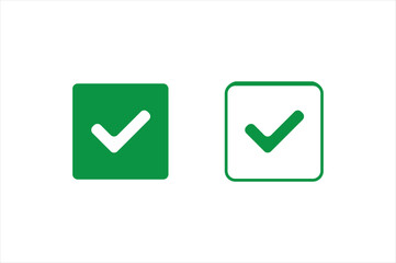 check mark set. check mark on hand. verified check mark icon. right icon.. vector illustration.
