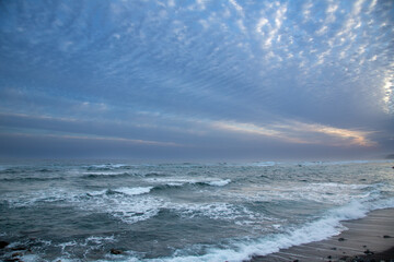 Obraz premium 奄美大島の自然、早朝の雲模様、