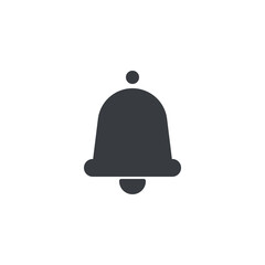 Notification bell vector icon