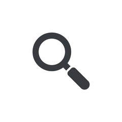 Magnifying glass vector icon