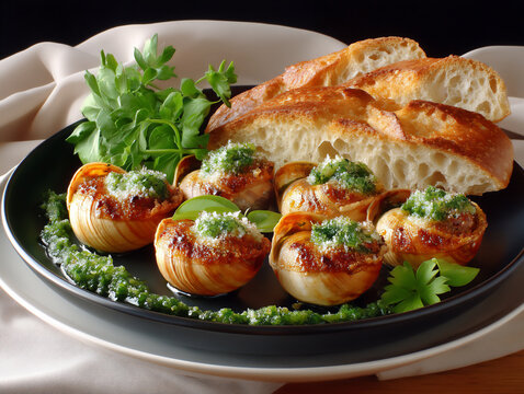 escargots garlic butter