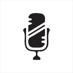 microphone icon vector illustration